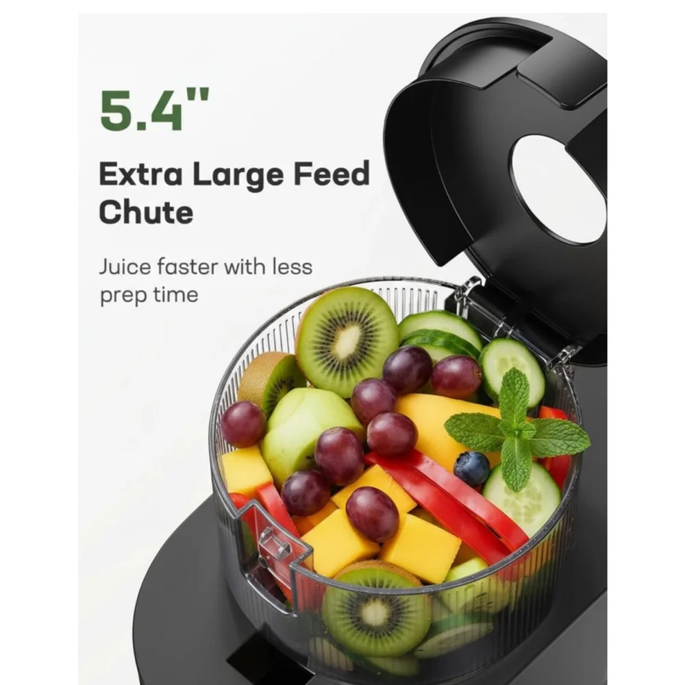 NEW Silonn Slow Masticating Cold Press Juicer Machines, High Juice Yield